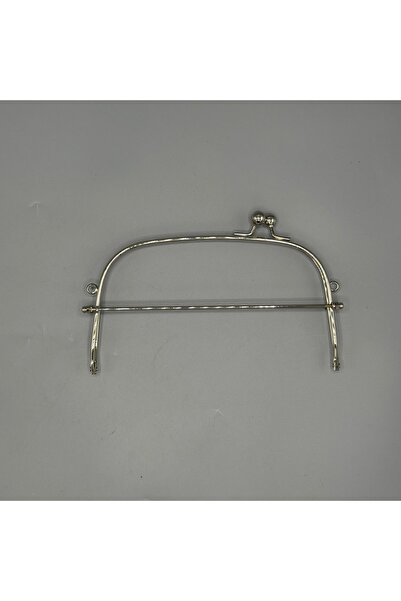 Aynalı مشبك محفظة سوسيتيك الفاخر من مانجو - فضي (22 سم)