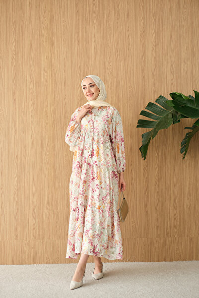 LOCCO Жіноча вінтажна сукня з квітковим принтом, сливового кольору