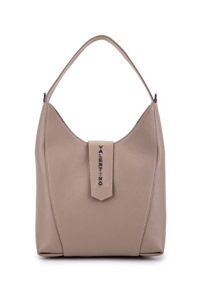 Mario Valentino Women's Genuine Leather Dusty Rose Shoulder Bag