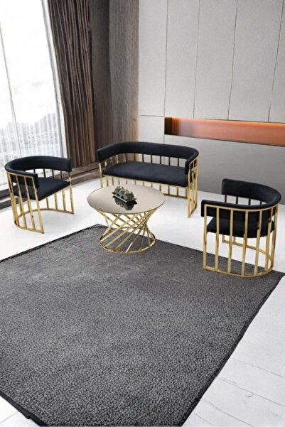 Savita Home Lüks Çay Seti 4’lü Dominic Sehpa Bronz Cam 80 cm Byfc V29 Modern ...