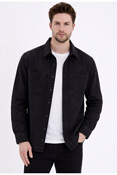 MG trend shop Erkek Denim Ceket Gömlek