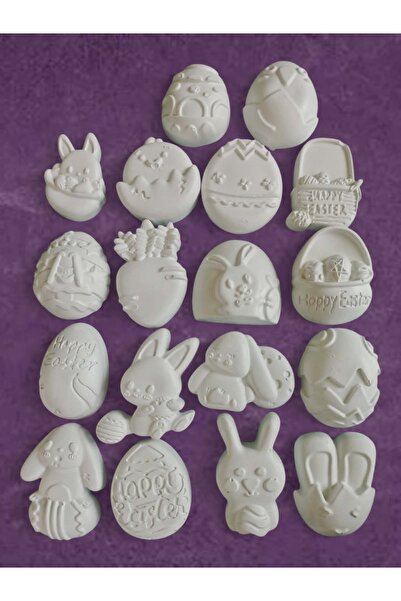 Art Craft Set figurine Paste pentru pictat- 18 bucati, 6-9 cm