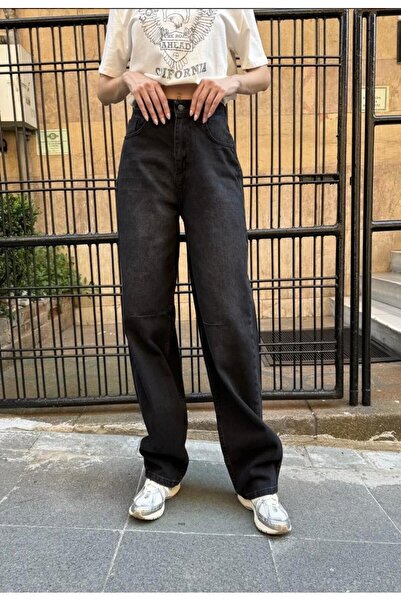 yesmoda Belt Buckle Balloon Jean Pants