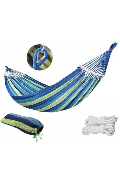 ZanaCasei Αιώρα Κήπου με Σχοινιά, 200 × 150 εκ. Κρεμαστή Αιώρα από Μείγμα Βαμ...