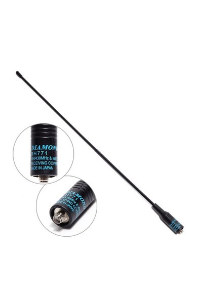 Generic RH-771 SMA-Female Dual Band Antenna 144/430MHz High Gain Flexible Design