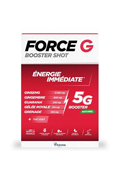Manhaé Force G Booster Shot, energie imediată, 10 fiole, 100 ml