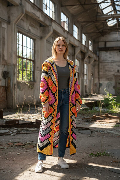 El örgüsü Ydr Design Cardigan