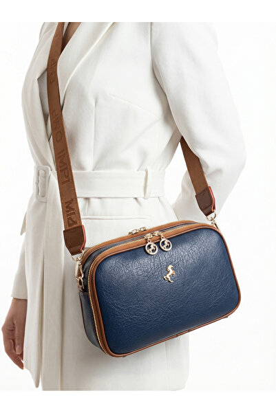 H&D COLLECTİON Geantă de umăr Miami Polo pentru femei, cu curea încrucișată (...