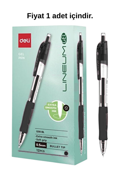 Deli Lineum Gel Pen 0.5 mm Siyah 1 Adet