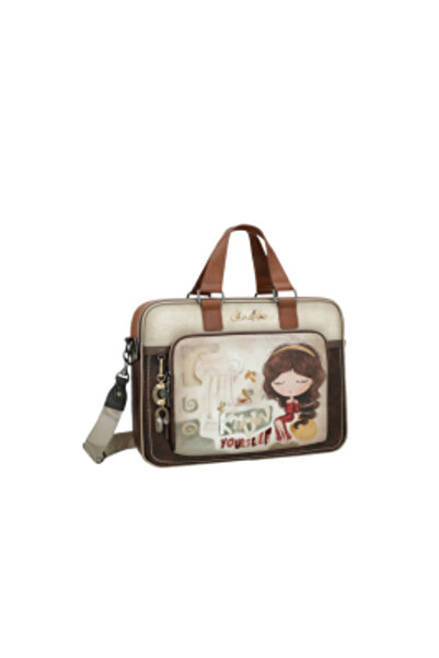 Anekke Large Briefcase for Laptop and Documents, Brown, Muse Collection 42706...