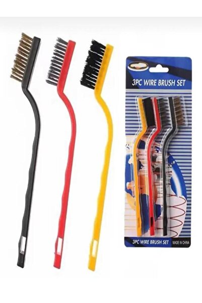 deryora 3 قطع من فرشاة التنظيف الصغيرة ذات الأطراف المقاومة للصدأ لتنظيف الصد...