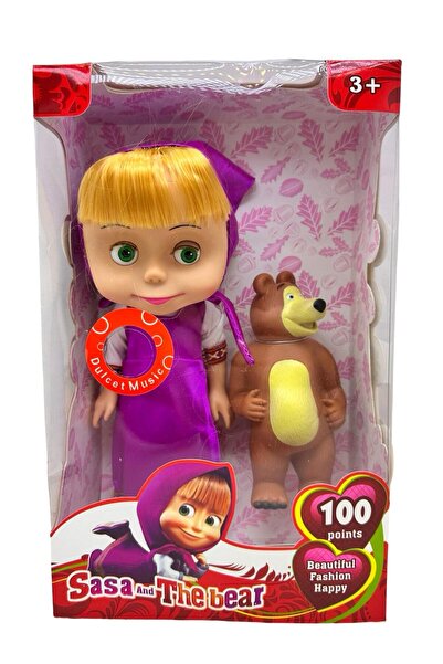 JPT Μάσα και ο Αρκούδος Σετ Κούκλες με Ήχο 3+