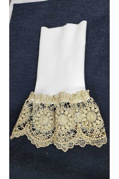 PL White gold flower sleeve