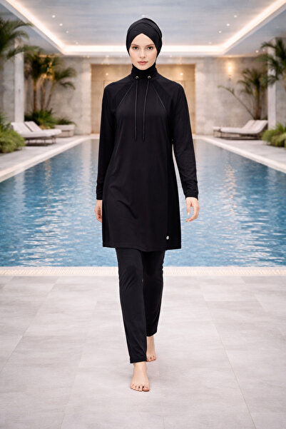 YUYİ Adasea Sports Lycra Parachute Quick Drying Swimwear Fabric Women's Tight...