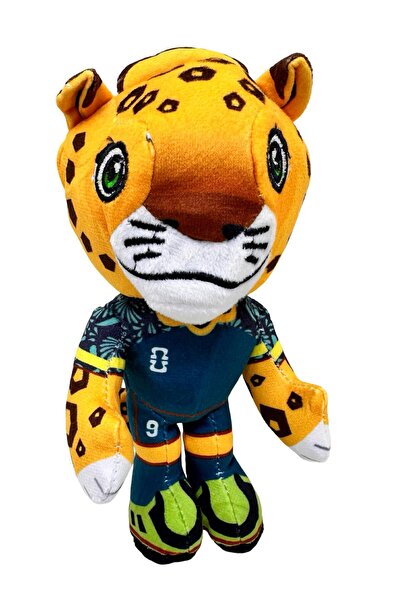 JPT Leopard Football Mascot Plush Keychain 20cm