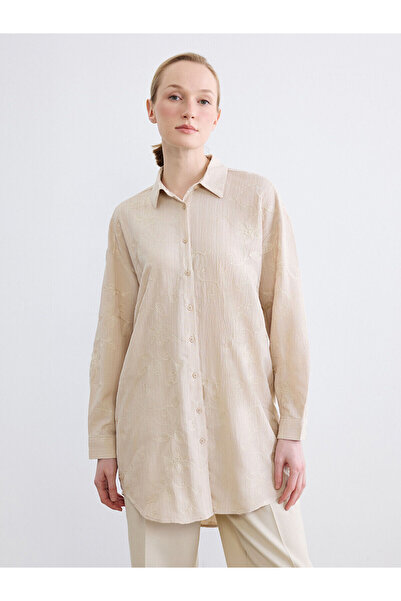 LC Waikiki Özmarka Cămașă-Tunică Brodată pentru Femei, Noul Sezon