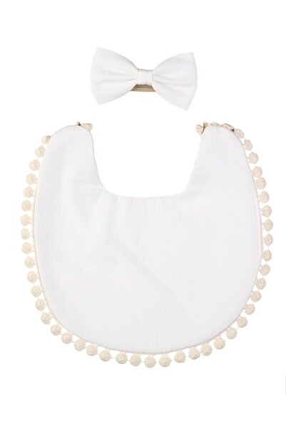 Bambimici - Stealla Small Ribbon Headband and Baby Bib for Infants & Babies -...