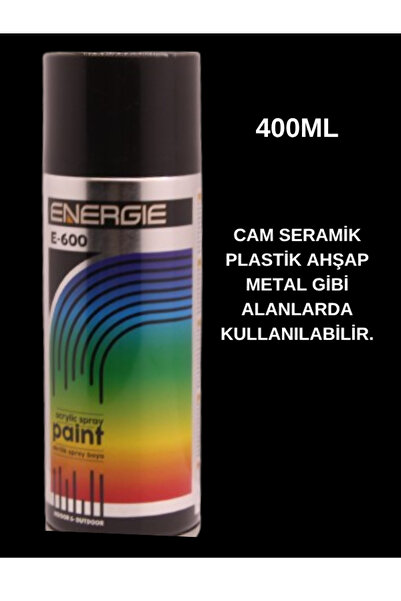 emre nalbur SPREY BOYA SİYAH AKRİLİK 400 ML