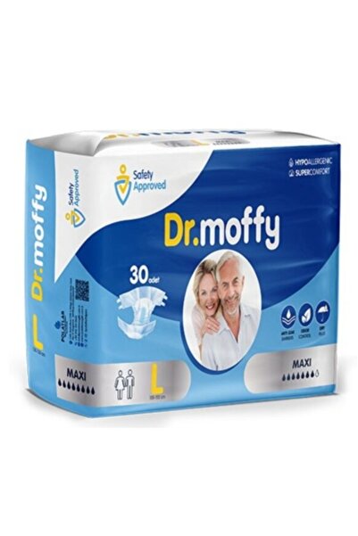 Dr. Moffy Scutece pentru adulti Dr. Moffy, Large, 30 bucati, 7 picaturi, abso...