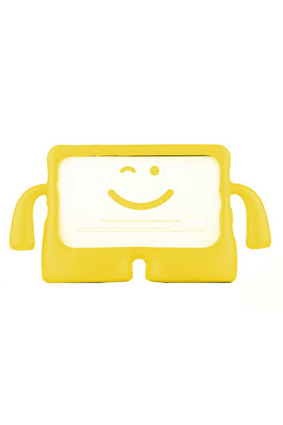 zore Galaxy Tab A9 Compatible Mrsa Ibuy Tablet Case with Stand-Yellow