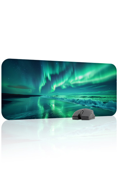 mousepad bastir Northern Lights Non-Slip Stitched Rubber Gamer Mousepad V2 - ...