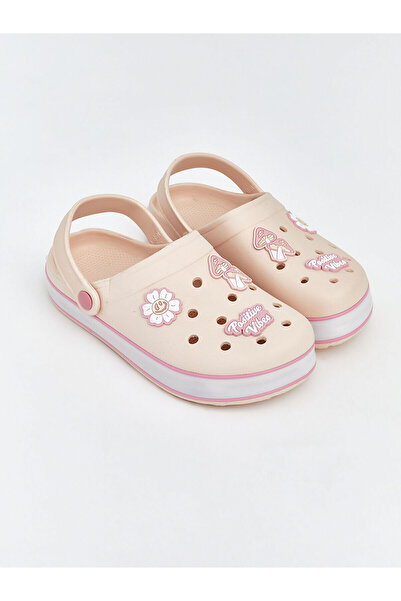 LC Waikiki Peak New Season Floral Printed Girls' Beach Sandals