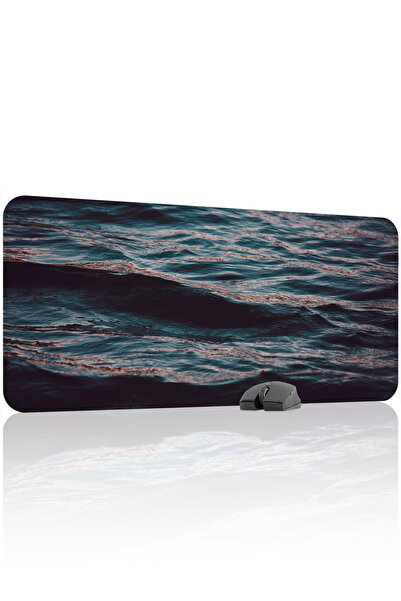 mousepad bastir لوحة ماوس ألعاب مطاطية مخيطة ومضادة للانزلاق من Ocean V3 - 90...