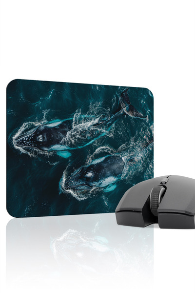 mousepad bastir Orka Non-Slip Stitched Rubber Gaming Mousepad V2 - 22X18 Gami...