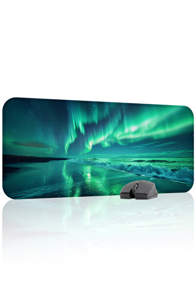 mousepad bastir Northern Lights Non-Slip Stitched Rubber Gamer Mousepad V3 - ...