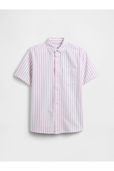 GAP Erkek Çocuk Pembe Oxford Gömlek