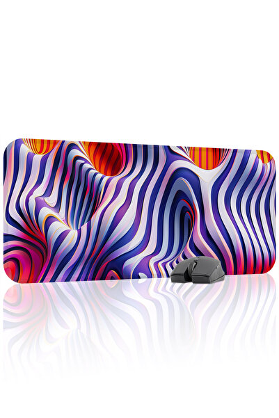mousepad bastir لوحة ماوس ألعاب مطاطية واقعية غير قابلة للانزلاق V2 - 70x30 X...