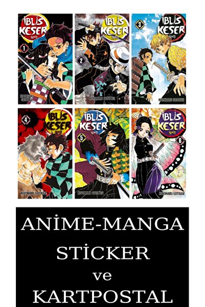 Gerekli Şeyler Yayıncılık İblis Keser 1-2-3-4-5-6 Manga Seti (6 KİTAP) / Demo...