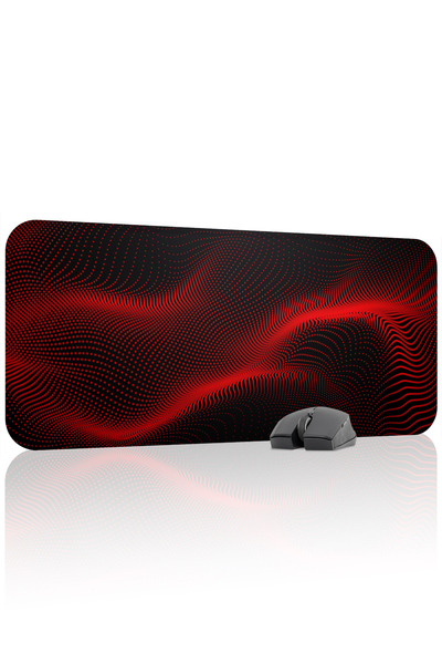 mousepad bastir لوحة ماوس ألعاب مطاطية مخيطة ومضادة للانزلاق من Dots V1 - 70x...