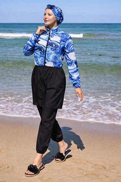 DLC Tekstil Πλήρως καλυμμένο μαγιό με ρυθμιζόμενη μέση, σετ 3 τεμαχίων