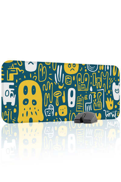 mousepad bastir Illustration Non-Slip Stitched Rubber Gamer Mousepad V2 - 70X...