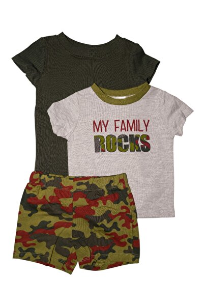 Bambimici - Printed Baby Body Suit Set of 3 Piece, 03M to 12M
