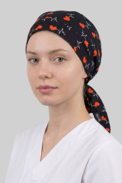 Viridi Medical Fashion KALP RİTİM SİYAH CERRAHİ ENSE BONE
