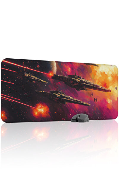 mousepad bastir Star Galaxy Non-Slip Stitched Rubber Gamer Mousepad V4 - 90X4...