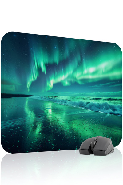 mousepad bastir Northern Lights Non-Slip Stitched Rubber Gamer Mousepad V2 - ...