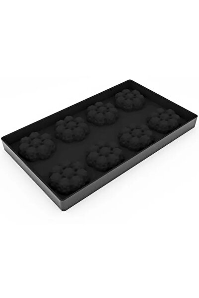 Pavoni TOP20 Mini Raven silicone mold for individual portions, 8 cavities, ø6...