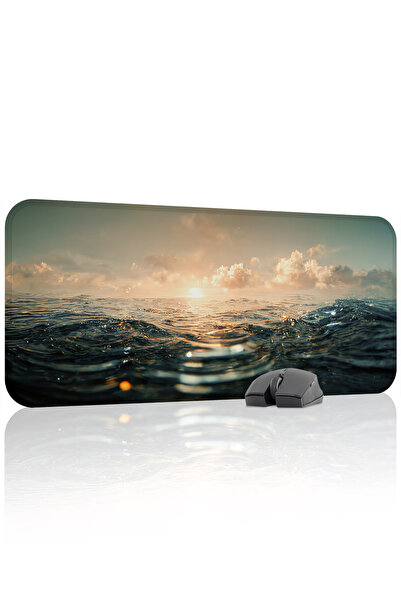 mousepad bastir لوحة ماوس ألعاب مطاطية مخيطة ومضادة للانزلاق من Ocean V4 - 70...