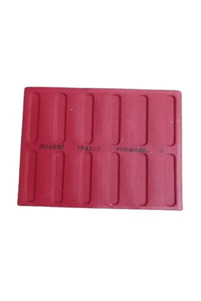 Pavoni Eclair FF4313 Microperforated Silicone Mat, 12 Cavities, 125x25x5mm