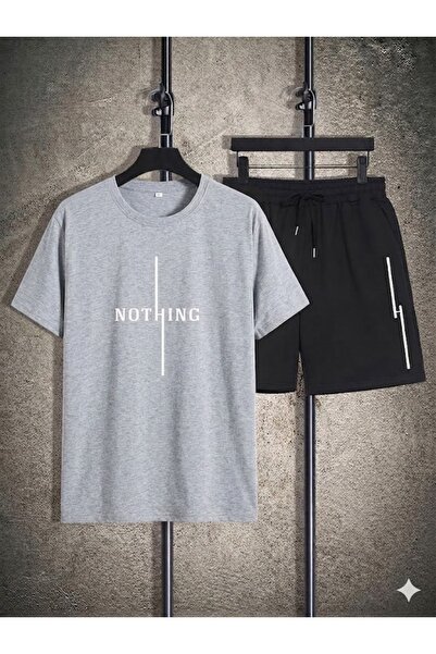 PENTHİLUS Men's Shorts Set - Men's Relaxed Fit Summer Set