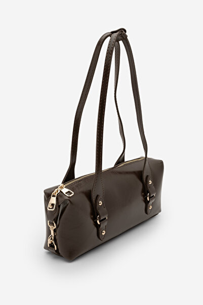 Marjin Γυναικεία τσάντα χειρός και ώμου με διπλό φερμουάρ και εσωτερική τσέπη...