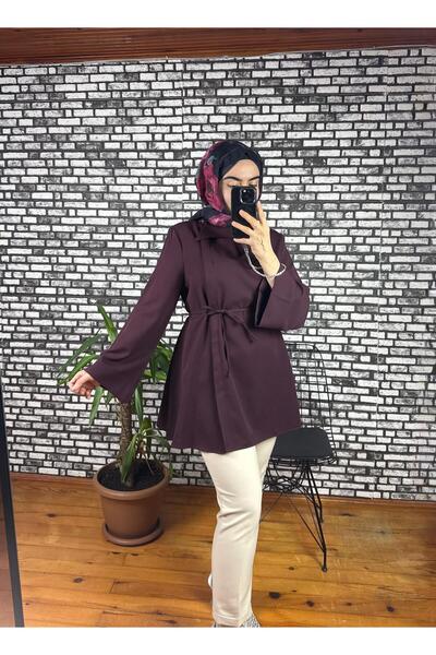 ZarülAAy fashıon Dora ceket bağlama detaylı standart beden