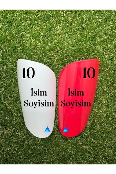 Armadura Kişiye Özel Tekmelik - Renkli-Beyaz Kırmızı - 1 Takım (005)