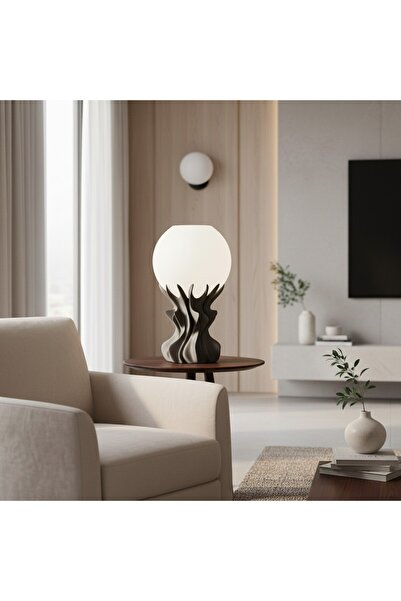 3D.era ORB Modern Tasarım Dekoratif Abajur - Geometrik Küreli Gece Lambası