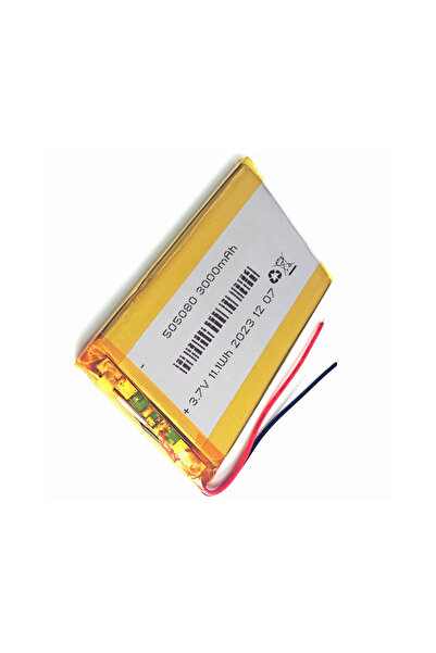 Efcell Lityum Polimer Pil 3.7V 3000mAh Çok Amaçlı Yedek Batarya 505080