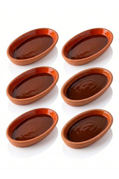 Edenza Oval Glazed Earthenware Casserole Dish |   Oven Resistant Natural Clay...