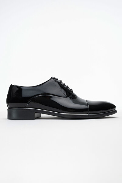 maximoda Pantofi de seară clasici pentru bărbați, din piele lacuită și mată, ...